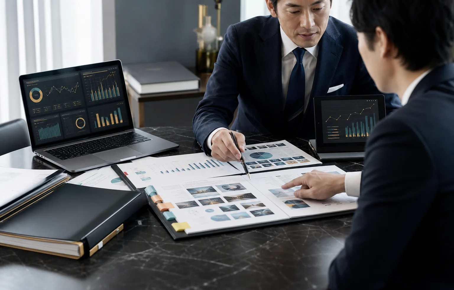 広告代理店・PR会社の企業価値診断で確認する顧客契約と広告運用資産のイメージ